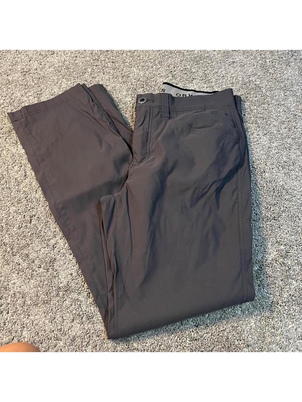 Orvis Men’s Gray Performance Travel Pants Gray size 32x32